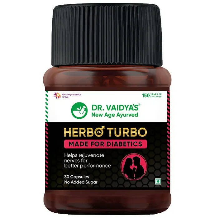 Dr. Vaidya&#39;s Herbo 24 Turbo Capsules Made For Diabetics - Distacart