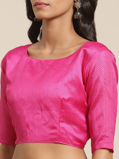Saree Mall Pink & Beige Printed Saree - Distacart