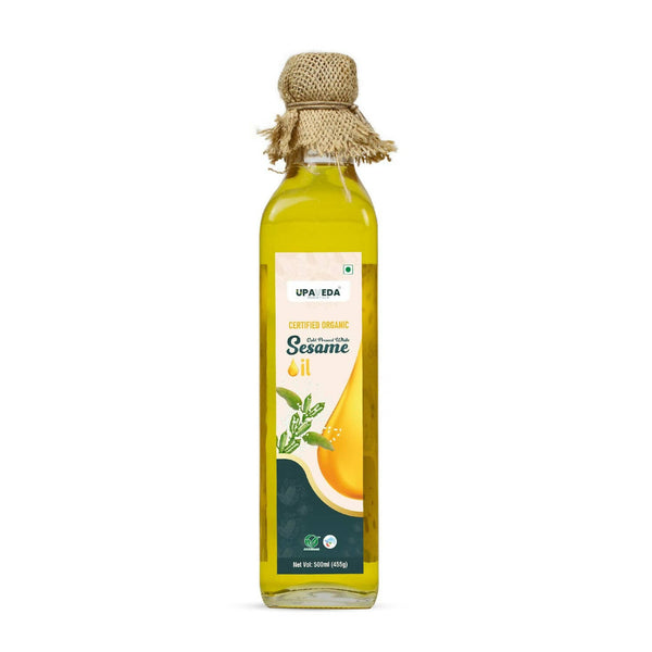 Upaveda Organic White Sesame Oil - Distacart