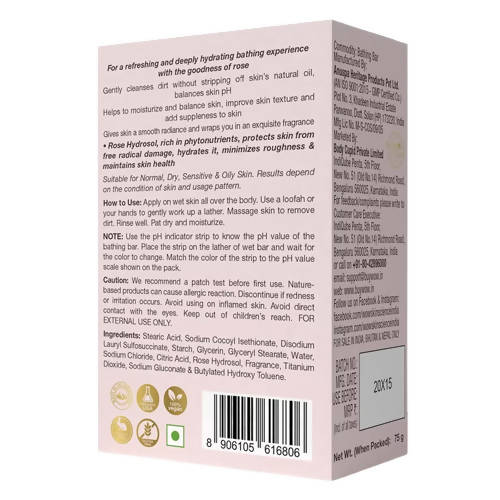 Wow Skin Science Himalayan Rose Bathing Bar - Distacart