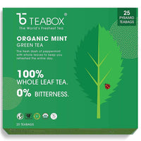 Thumbnail for Teabox Organic Mint Green Tea Bags