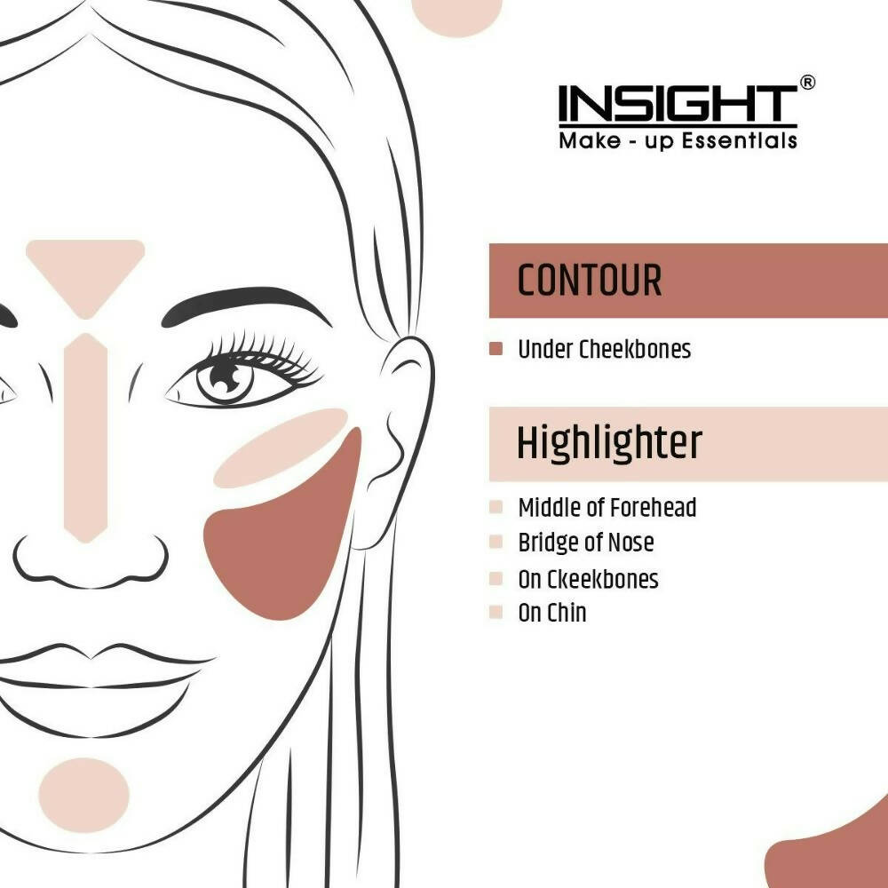 Insight Cosmetics Duo Stick Contour + Highlighter - 01 Caramel - Distacart
