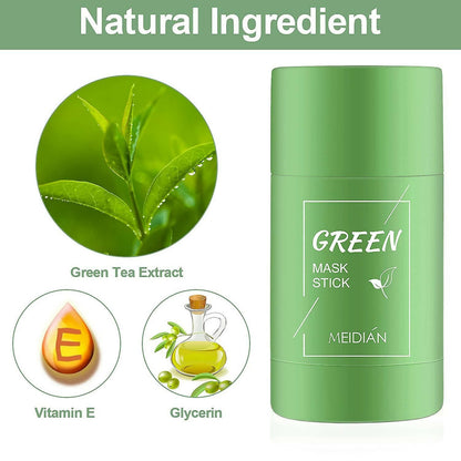 Favon Green Tea Face Mask Cleansing Stick for Anti Acne - Distacart