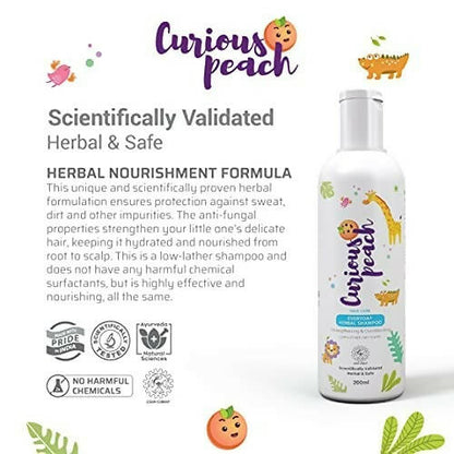 Curious Peach Everyday Herbal Shampoo - Distacart