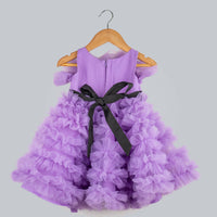 Thumbnail for Pink Cow Fashions Purple Frilled Dress - Distacart