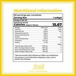 Thumbnail for Boldfit Omega-3 Fish Oil Triple Strength Softgels - Distacart