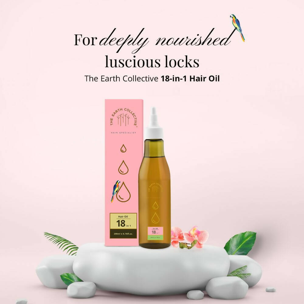 The Earth Collective 18 In 1 Hair Oil - Distacart