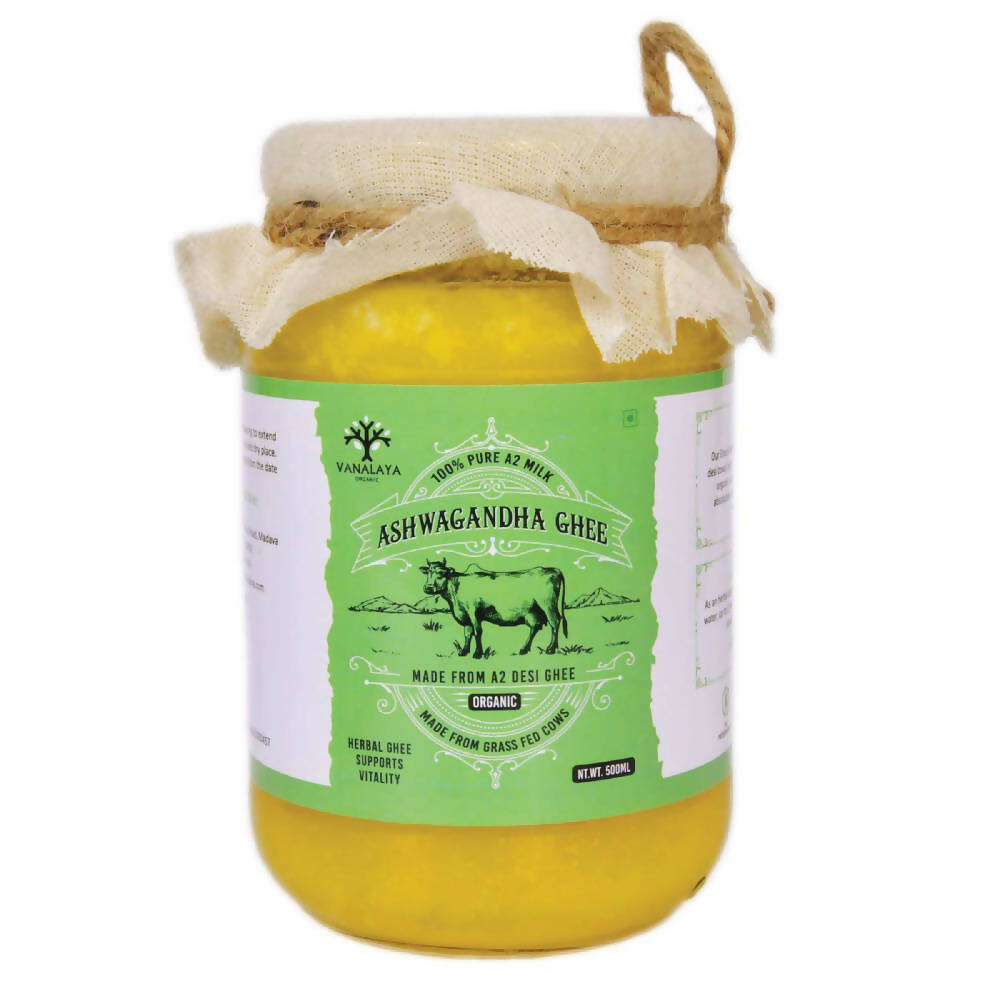 Vanalaya Organic Ashwagandha Infused Desi Cow Ghee - Distacart