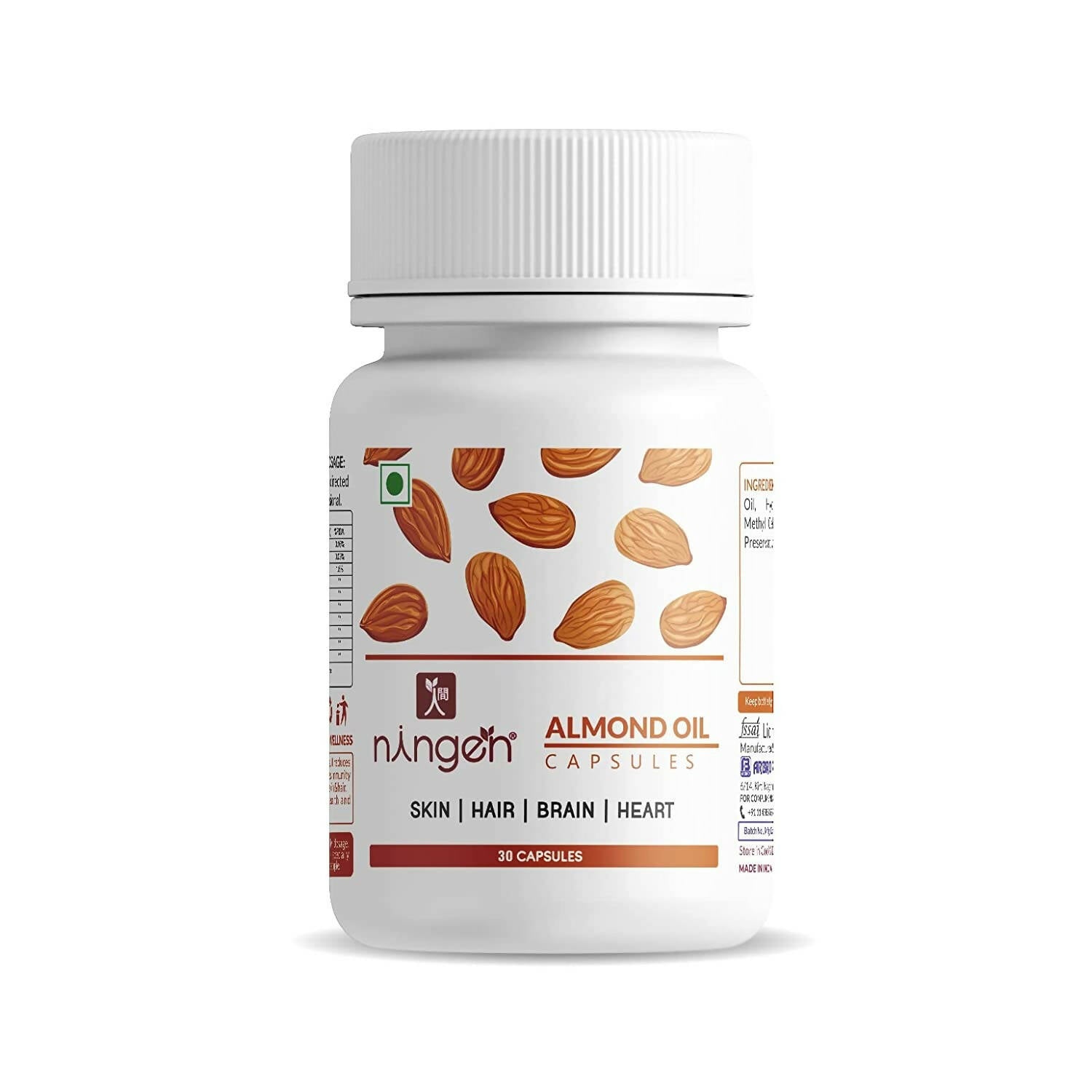 Ningen Almond Oil Capsules - Distacart