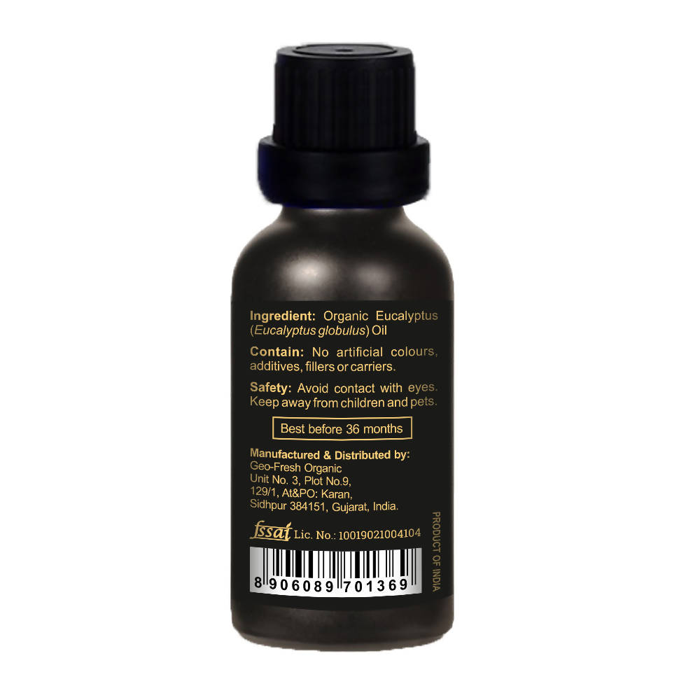 Geo-Fresh Organic Eucalyptus Essential Oil - Distacart