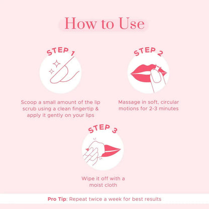 PureSense Strawberry Slush Lip Scrub - Distacart