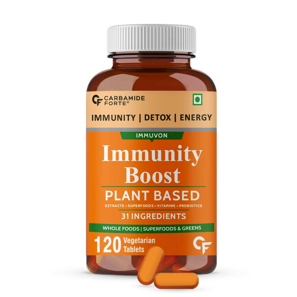 Carbamide Forte Immunity Boost Plant Based Tablets with Vitamin C, Zinc - Distacart