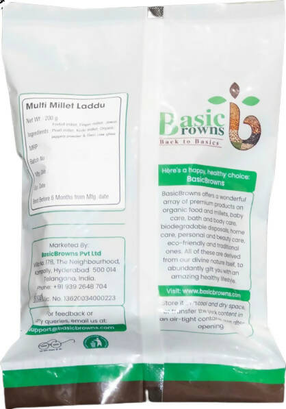 BasicBrowns Multi Millet Laddu - Distacart