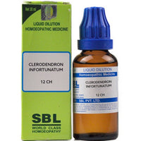 Thumbnail for SBL Homeopathy Clerodendron Infortunatum Dilution 12 CH
