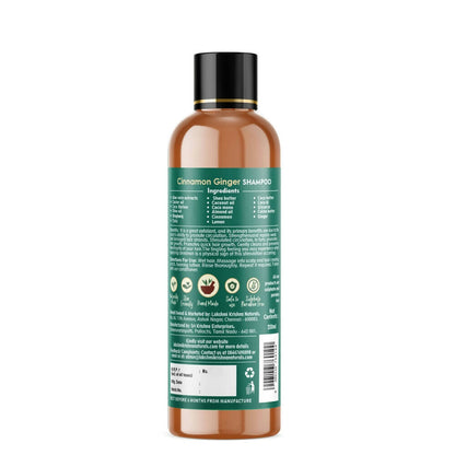 Lakshmi Krishna Naturals Cinnamon Ginger Shampoo - Distacart