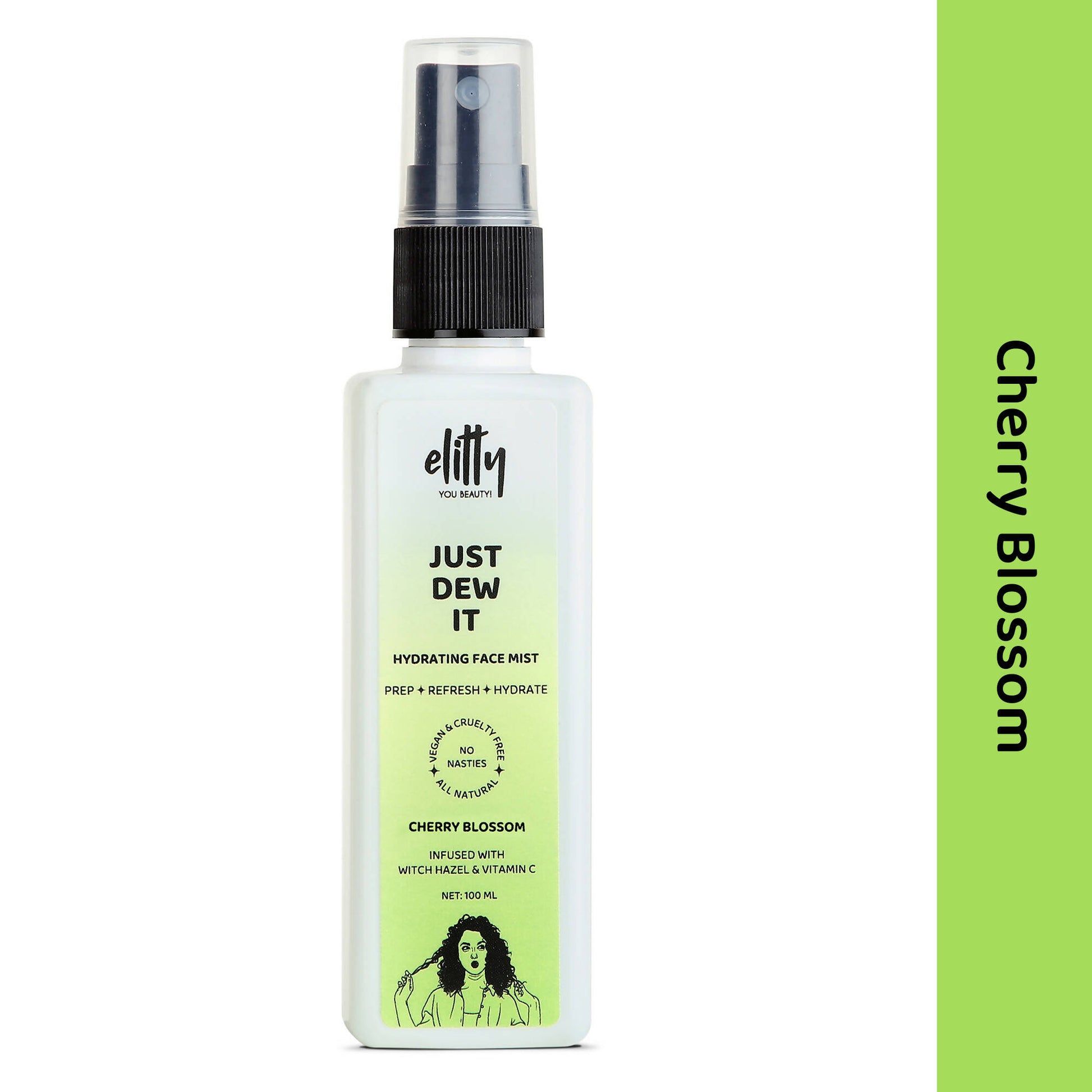 Elitty Just dew it - Hydrating Face Mist - Cherry Blossom - Distacart