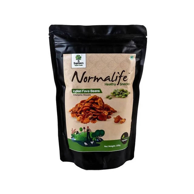 Supreem Super Foods Normalife Indian Fava Beans - Chatpata Masala Snack