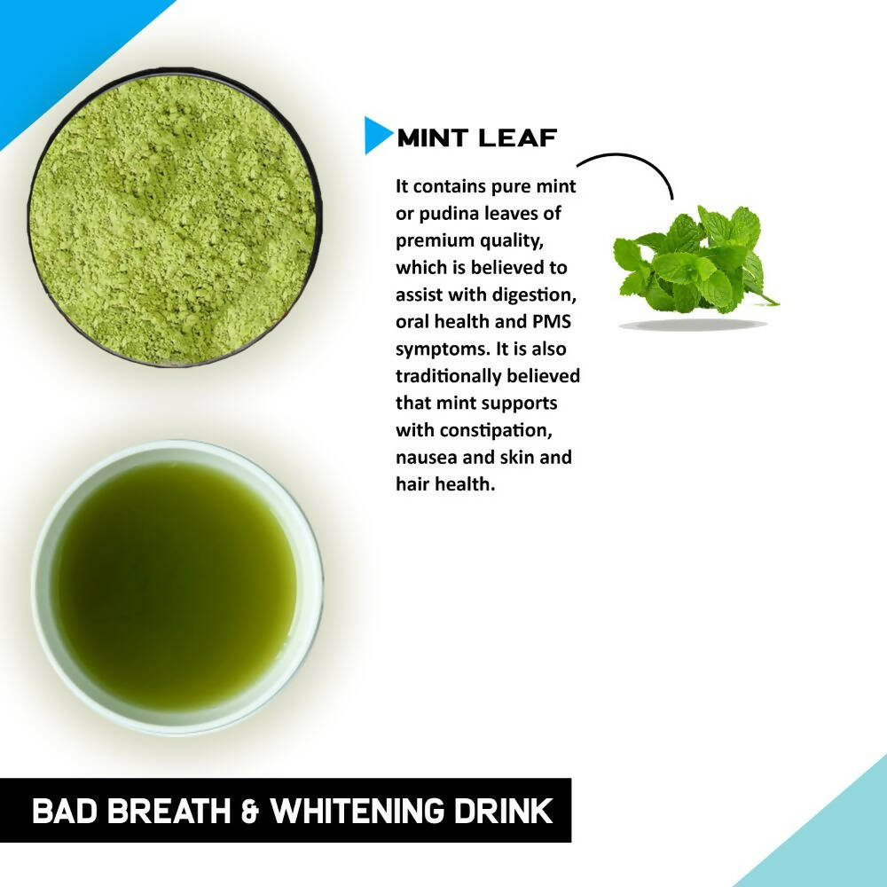 Just Vedic Bad Breath & Whitening Drink Mix - Distacart
