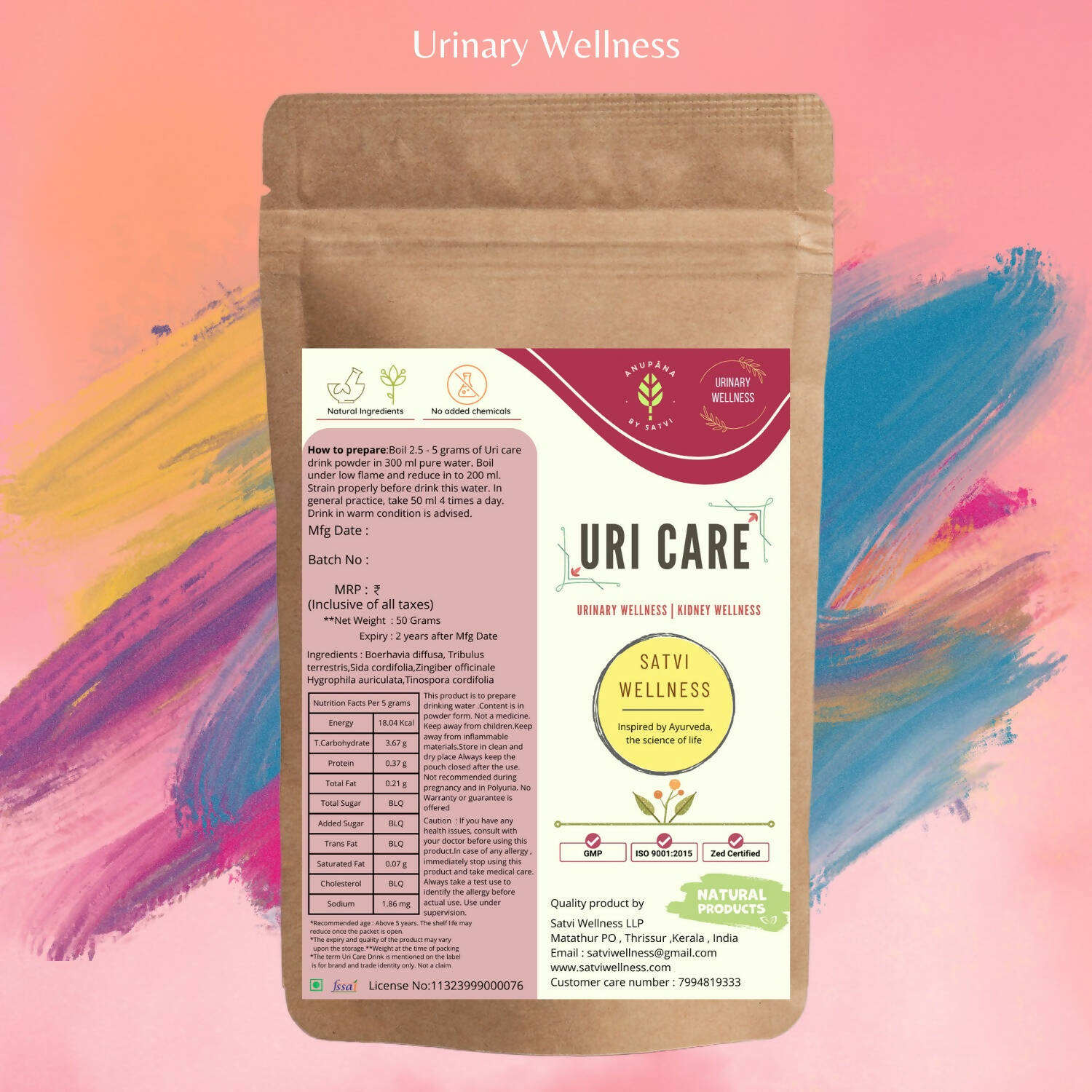Satvi Wellness Uri Care - Urinary Wellness | Uric Acid Care - Distacart