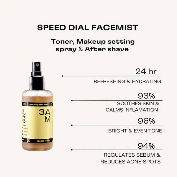 3 AM Speed Dial Hydrating Face Mist Spray - Distacart