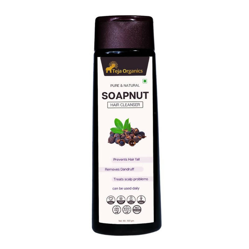 Teja Organics Pure & Natural Soapnut Hair Cleanser - Distacart