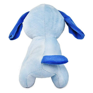 Webby Soft Animal Plush Standing Dog Toy 20cm-Blue - Distacart