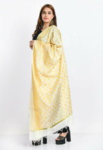 Thumbnail for Mominos Fashion Moeza Women's Banarsi Silk All Over Woven Design Orange Dupatta - Distacart