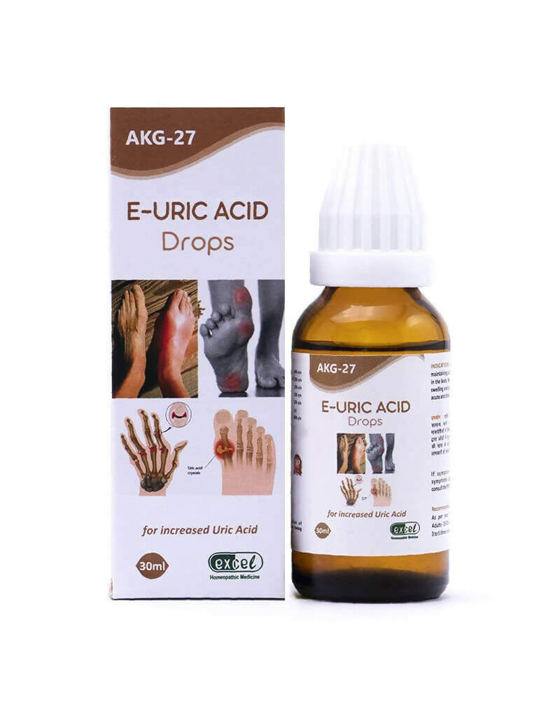 Excel Pharma E-Uric Acid Drops - Distacart