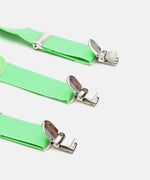 Thumbnail for Manet Boys Solid Suspenders - Green - Distacart
