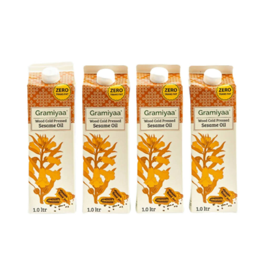 Gramiyaa Wood Cold Pressed Sesame Oil - Distacart