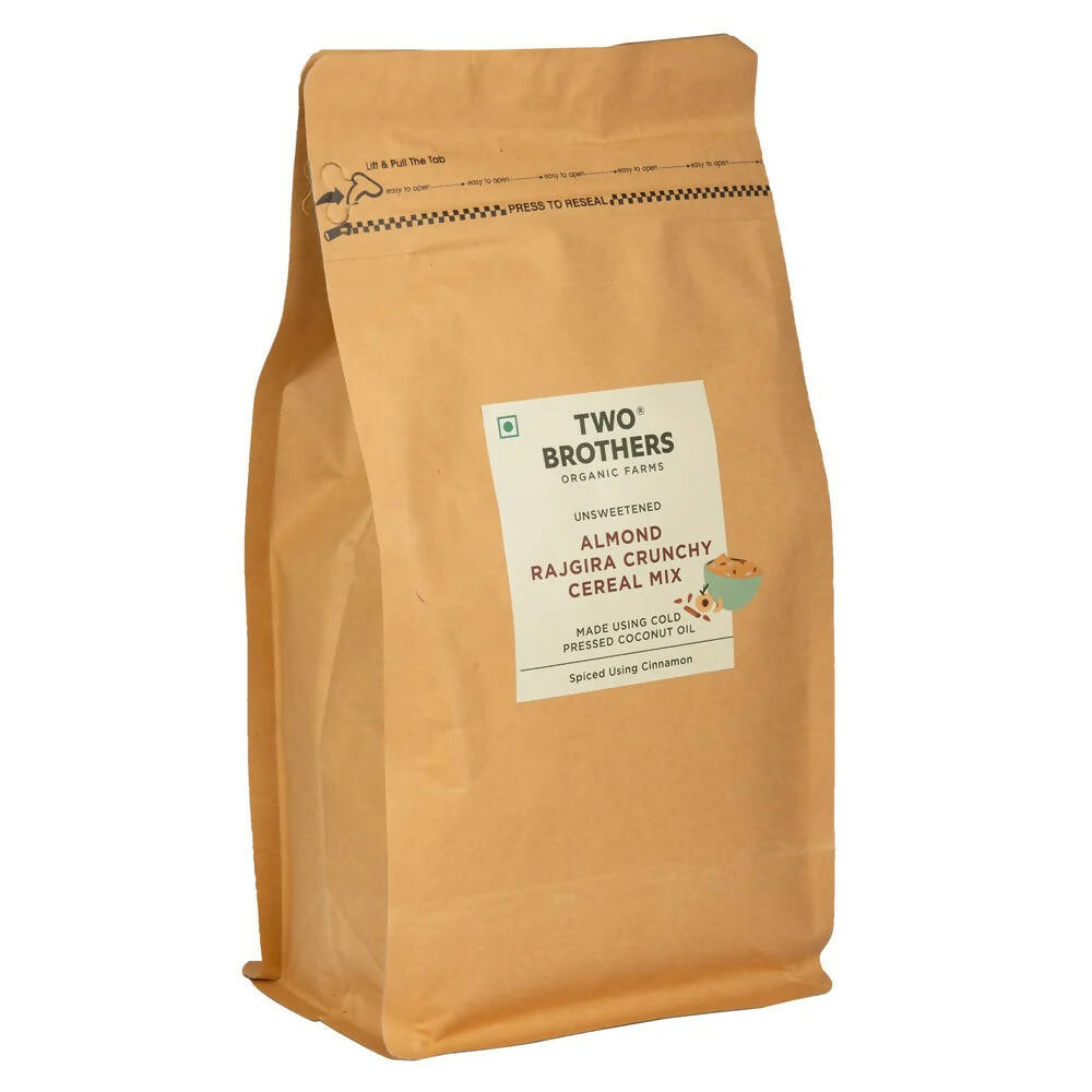 Two Brothers Organic Farms Almond Rajgira Crunchy Cereal Mix - Distacart