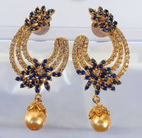 Thumbnail for Blue AD Fashion Earrings - Distacart