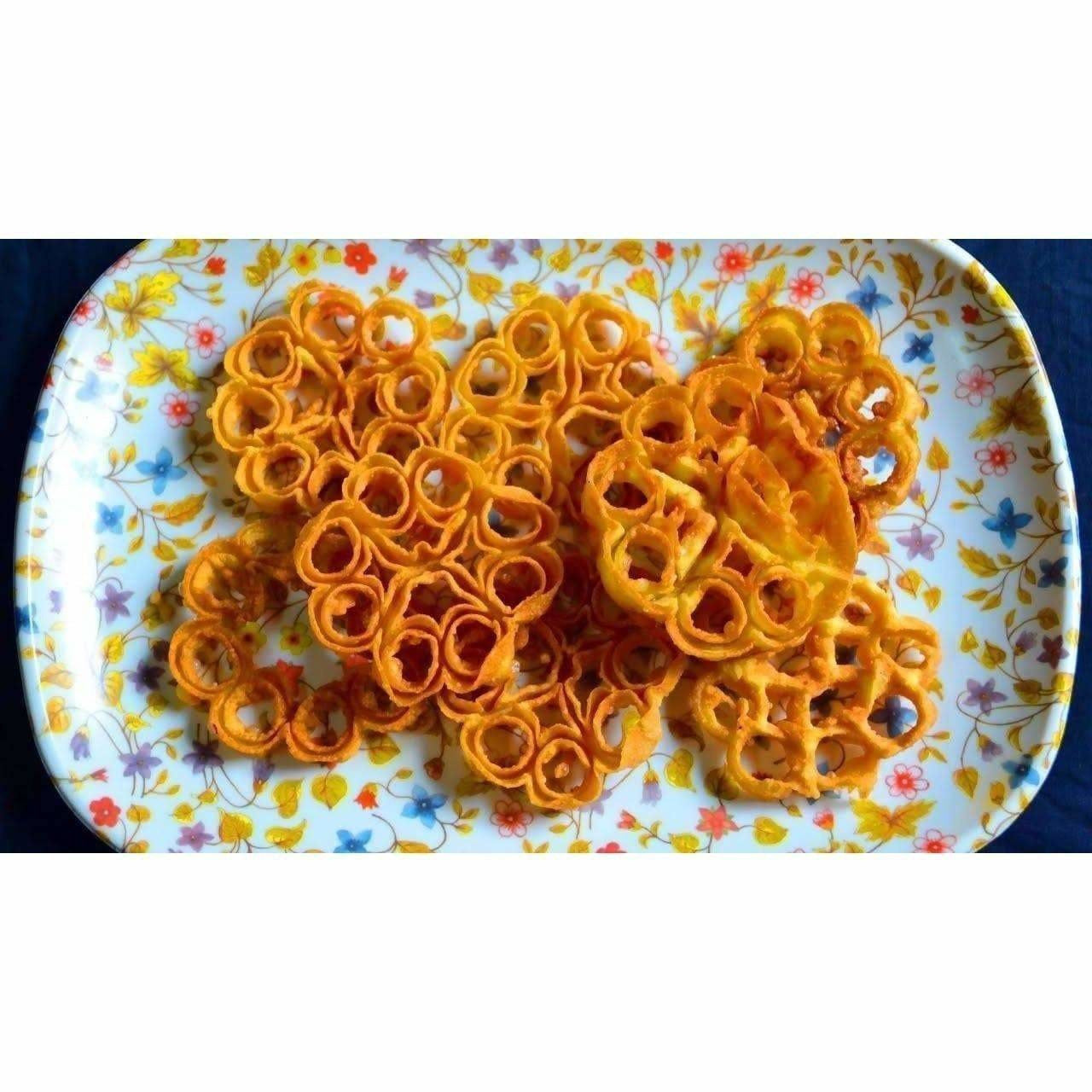 Rose Shape Flower Salted / Salted Challaguttulu - Distacart