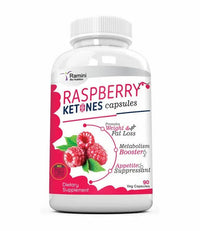 Thumbnail for Ramini Bio Nutrition Raspberry Ketones 500mg Veg Capsules - Distacart