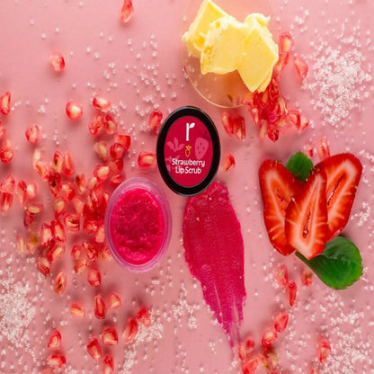 Rivona Naturals Strawberry Lip Scrub - Distacart