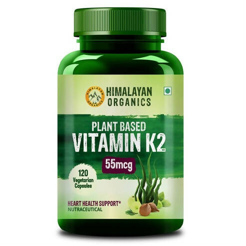 Himalayan Organics Plant Based Vitamin K2 Capsules - Distacart