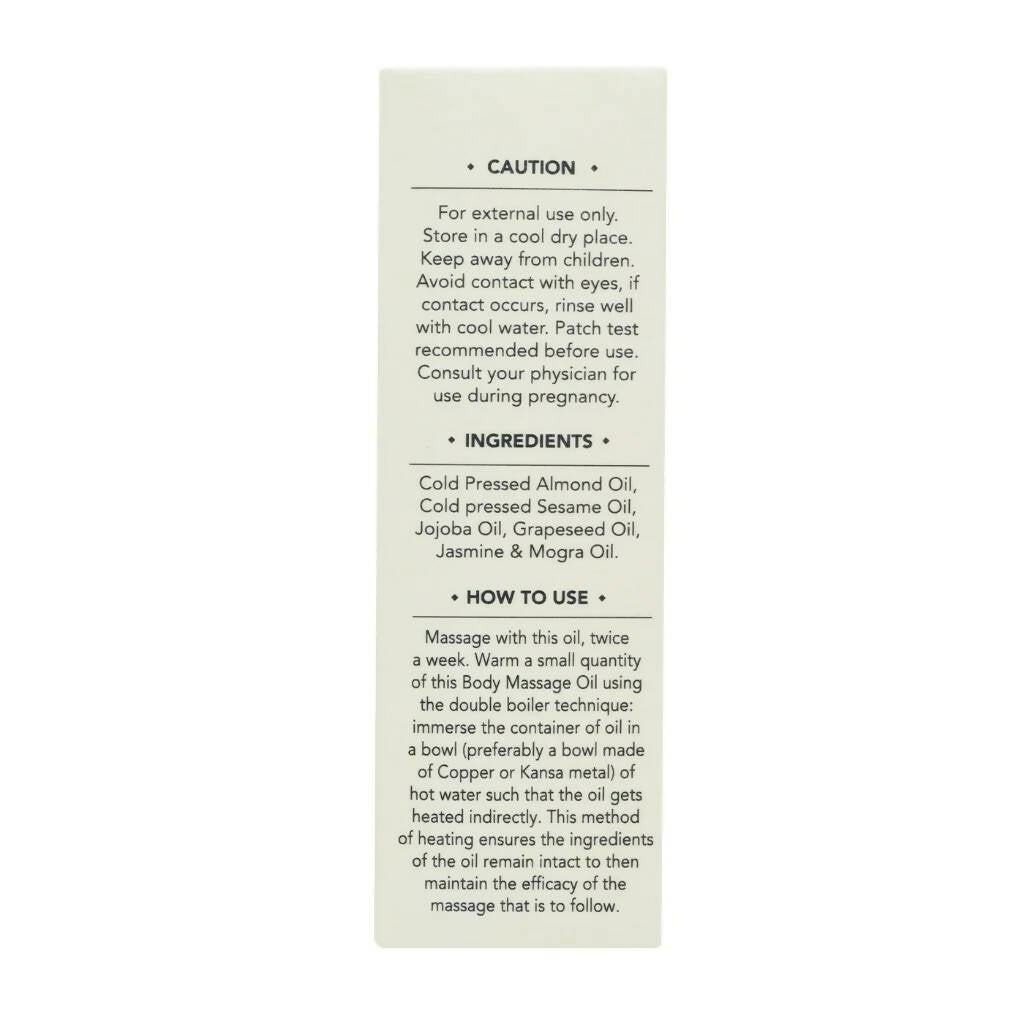 Februus Organics Jasmine & Mogra Body Oil - Distacart