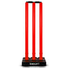 Boldfit Cricket Stumps with Stand & Bails - Red - Distacart