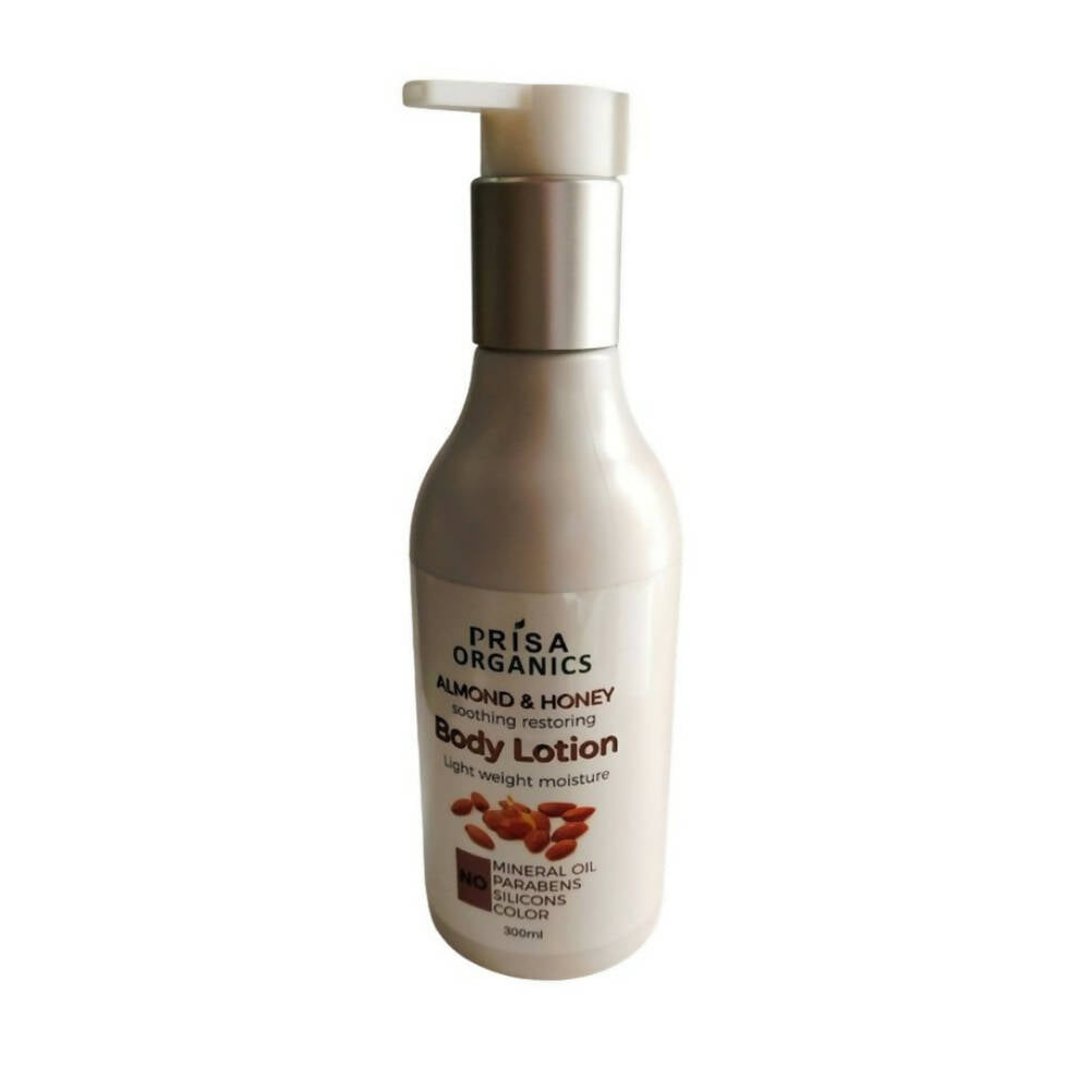 Prisa Organics Almond & Honey Soothing Restoring Body Lotion - Distacart