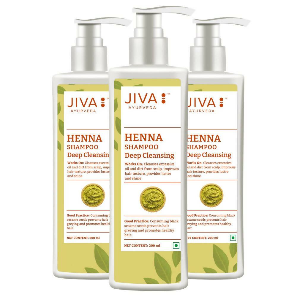 Jiva Ayurveda Henna Shampoo - Distacart