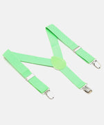 Thumbnail for Manet Boys Solid Suspenders - Green - Distacart