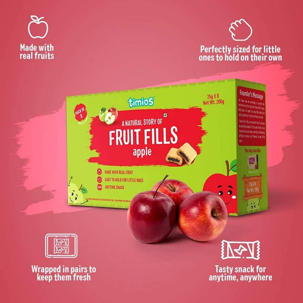 Apple Fruit Fills Snack For Kids