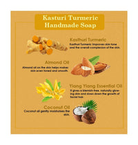 Thumbnail for Ancient Living Kasthuri Tumeric Luxury Handmade Soap uses