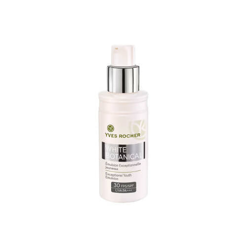 Yves Rocher White Botanical Exceptional Youth Emulsion SPF UVA PA+++ - Distacart