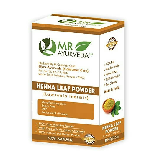 MR Ayurveda Henna Leaf Powder - Distacart