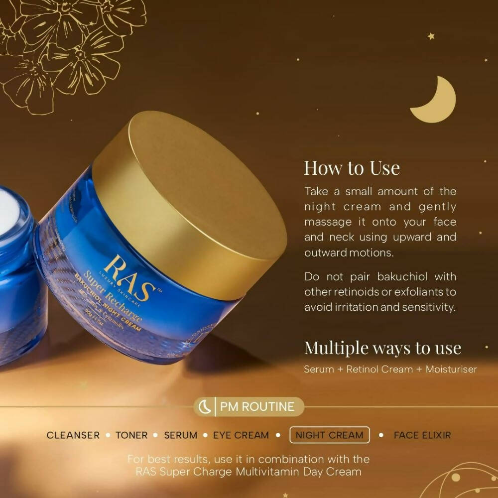 Ras Luxury Oils Super Recharge Night Cream - Distacart