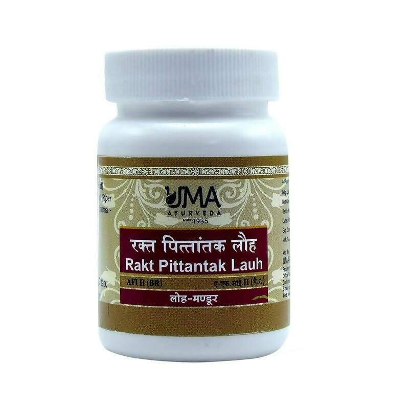 Uma Ayurveda Rakta Pittantak Lauha Tablets - Distacart
