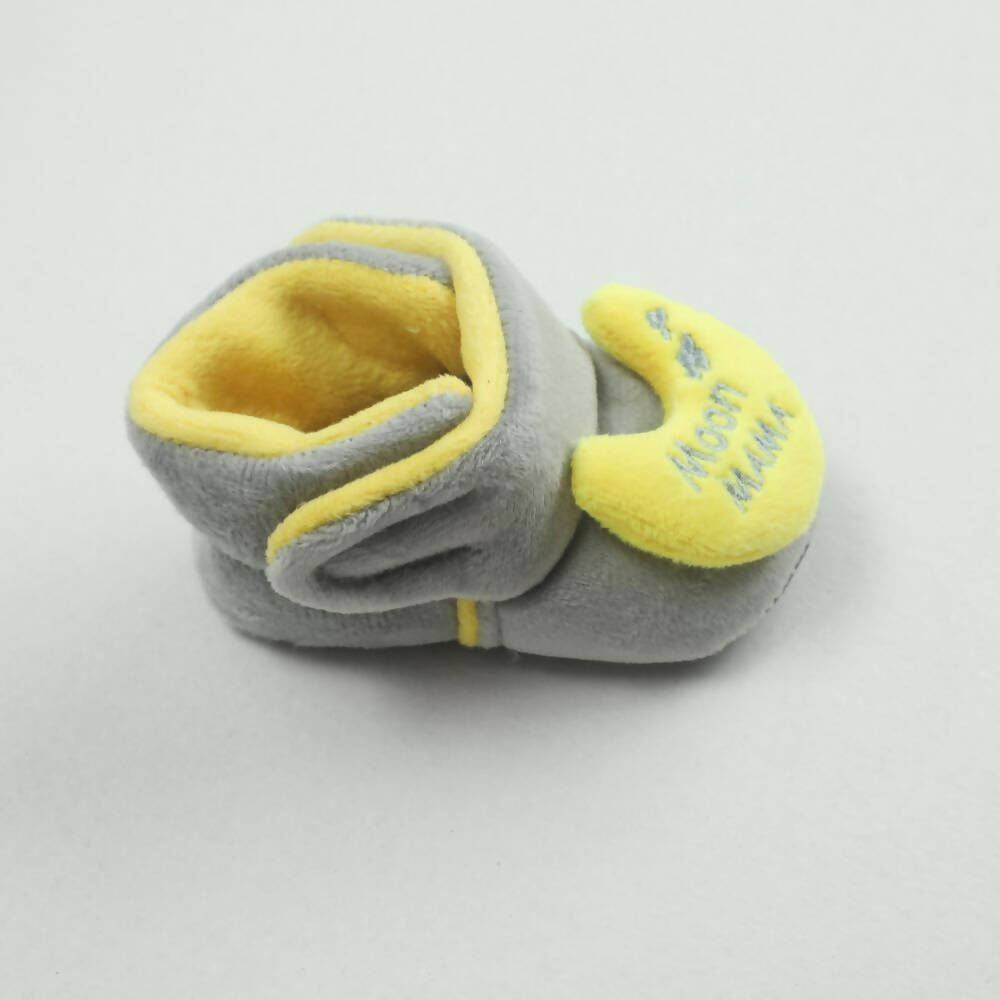 Tiny Bugs For Boys & Girls Baby Winter Booties - Grey - Distacart