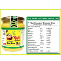 Thumbnail for Yugmantra Organic Foods Pure A2 Natural Desi Cow Ghee Nutritional information