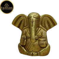 Thumbnail for Tamas Brass Ganesha Statue for Temple (Golden) - Distacart